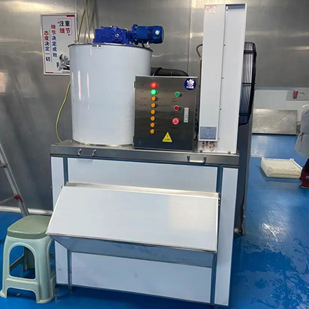 1噸片冰機(jī)交付江蘇淮安某食品廠使用