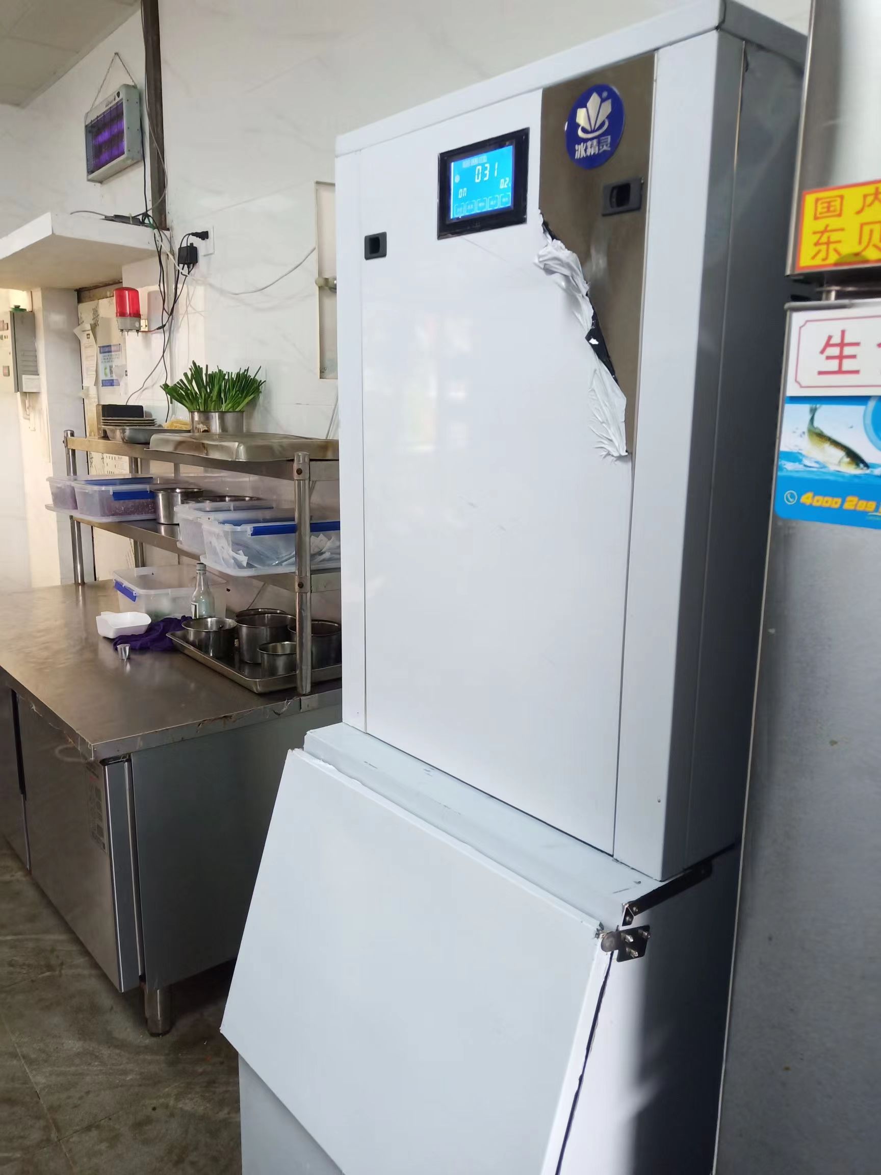 200公斤片冰機(jī)外罩款交付四川成都《水云澗生態(tài)庭院》